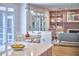 Inviting living room featuring built-in bookshelves and a fireplace, perfect for cozy gatherings at 110 Duckwood Ln, Cary, NC 27518