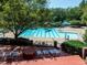 Beautiful community pool with spacious deck and lounge chairs perfect for relaxation and entertaining friends and Gathering at 110 Duckwood Ln, Cary, NC 27518