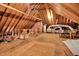 Unfinished attic space providing ample storage or conversion potential at 12 Gatesway Ct, Durham, NC 27707