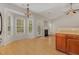 Inviting living room with hardwood floors, fireplace, and access to the backyard, seamlessly connecting indoor and outdoor living at 127 Strike Eagle Dr, Broadway, NC 27505