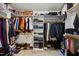 Walk-in closet with custom shelving and plenty of storage space at 175 Hawkesburg Dr, Clayton, NC 27527