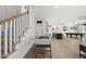 Finished basement features a pool table, foosball, and stylish decor at 175 Stonecrest Way, Pittsboro, NC 27312