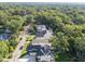 Urban aerial view of neighborhood with lush trees, landscaping, and well-maintained homes at 2114 Cowper Dr, Raleigh, NC 27608