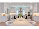 Spacious kitchen and dining area featuring a large island and stylish, comfortable seating at 2114 Cowper Dr, Raleigh, NC 27608
