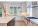 Well-appointed kitchen featuring stainless steel appliances, sleek cabinetry, and a functional island at 2114 Cowper Dr, Raleigh, NC 27608