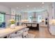 Bright kitchen with a large island, stainless steel appliances, and comfortable seating for dining at 2114 Cowper Dr, Raleigh, NC 27608