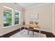Comfortable home office featuring lots of light, offering an ideal workspace for productivity and focus at 217 Macy Grove Dr, Chapel Hill, NC 27517