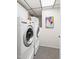 Well-equipped laundry room featuring a modern LG washing machine and dryer at 2804 Barmettler St, Raleigh, NC 27607