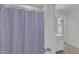 Updated bathroom featuring a combination shower/tub and vanity at 326 S Parliament Way, Clayton, NC 27520