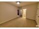 Neutral carpeted bedroom with ensuite bathroom at 332 Bridgegate Dr, Cary, NC 27519