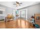 Bedroom with hardwood floors at 3831 Abattoir Rd, Angier, NC 27501
