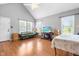 Bright living room featuring hardwood floors, and lots of natural light at 3831 Abattoir Rd, Angier, NC 27501