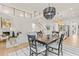 Bright living space features an open concept floor plan, fireplace, stairs to second floor, and an eat-in kitchen at 525 Kings Lake Way, Durham, NC 27703