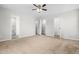 Large main bedroom featuring doors to the closet, and the on-suite bathroom at 5309 Neuse Wood Dr, Raleigh, NC 27616
