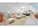 Open living area with plentiful seating and a pool table at 5317 Moonflower Ct, Holly Springs, NC 27540