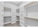 Spacious walk-in closet with custom shelving and ample storage space at 5504 Earle Road, Raleigh, NC 27606