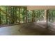 Spacious outdoor area underneath the raised deck, perfect for storage or entertaining at 623 Totten Pl, Chapel Hill, NC 27514