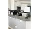 Kitchen counter with granite countertops and stainless steel appliances at 644 Wall Rd, Wendell, NC 27591