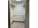 Large closet with metal hanging rods offers plenty of storage for a wardrobe or other items at 759 Wheeler Dr, Angier, NC 27501