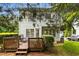 Backyard featuring a wooden deck with lattice railing, perfect for outdoor relaxation at 8513 Buscot Ct, Raleigh, NC 27615