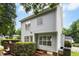 Rear exterior view showcasing the deck and yard of the home's backyard at 8513 Buscot Ct, Raleigh, NC 27615