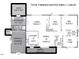 Detailed floor plan showcasing the layout of the 1,228 sq ft home, including room dimensions at 905 Aversboro Rd, Garner, NC 27529