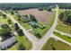Expansive aerial view showcases the property, surroundings and road frontage at 10 Wilders Ln, Louisburg, NC 27549