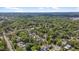 A lovely aerial view shows a neighborhood with mature trees, attractive homes, and well-kept streets at 1007 W Markham Ave, Durham, NC 27701