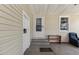 Covered porch with steps leads to backyard at 1031 Old Us 421, Lillington, NC 27546