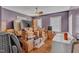 This bedroom features lots of cardboard boxes, a washer and dryer and is brightly lit at 118 N 7Th St, Smithfield, NC 27577