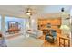 Open-concept living space featuring a kitchen, living, and dining area at 119 Jones Creek Place Pl # 119, Chapel Hill, NC 27516
