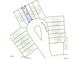 Detailed lot map highlighting property boundaries and dimensions within the neighborhood at 119 Jones Creek Place Pl # 119, Chapel Hill, NC 27516