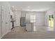 Bright kitchen with stainless steel appliances and lots of natural light at 154 Taverners Ln, Angier, NC 27501