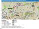 A detailed community trail map showcasing local bicycle routes and various amenities at 219 W Columbia Pl, Chapel Hill, NC 27516