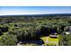 Expansive aerial view of the property, showcasing the lush greenery and surrounding landscape at 233 Pressly Foushee Rd, Sanford, NC 27330