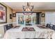 Traditional dining room featuring stylish furnishings, decor, and a contemporary light fixture at 233 Pressly Foushee Rd, Sanford, NC 27330