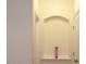 Entryway with a decorative niche and neutral paint at 2507 Princewood St, Raleigh, NC 27612