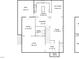Detailed floor plan showcasing the layout of the main level, including kitchen, living, and dining areas at 3317 Harden Rd, Raleigh, NC 27607