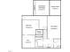 Basement floor plan showcasing recreation room, kitchenette, workshop, and screen porch at 3317 Harden Rd, Raleigh, NC 27607