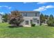 View of the home's backyard with a patio at 3604 Rivermist Dr, Raleigh, NC 27610