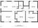 Floor plan shows a 3-bedroom, 1-bath layout with kitchen, dining, and living rooms at 37 Weeping Willow Ln, Lillington, NC 27546