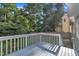 Enjoy relaxing on this deck overlooking the backyard at 4309 Birmingham Way, Raleigh, NC 27604