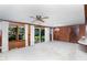 Inviting living space with a slider to the backyard and ample natural light, creating a cozy atmosphere at 452 N Main St, Wendell, NC 27591