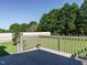 Back deck overlooks a manicured yard. Beautiful day at 516 Yellow Berry, Wendell, NC 27591