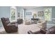 A living room with natural light, plush chairs, and a tranquil ambiance with updated decor at 5328 Willow Cry Ln, Raleigh, NC 27613