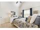 Comfortable bedroom with bed, dresser, and window at 5629 Clearsprings Dr, Wake Forest, NC 27587