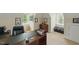 Carpeted home office with built in storage, large desk, and natural light at 812 Bear Tree Crk, Chapel Hill, NC 27517