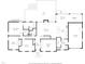 Detailed floor plan showcasing the layout of the first floor of the home at 8604 Timberwind Dr, Raleigh, NC 27615
