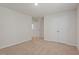 Vacant bedroom with carpet, white walls, and a closet, ready for personalization and comfort at 94 Taverners Ln, Angier, NC 27501
