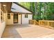 Expansive wooden back deck, perfect for entertaining and enjoying the outdoors at 944 Athens Dr, Raleigh, NC 27606